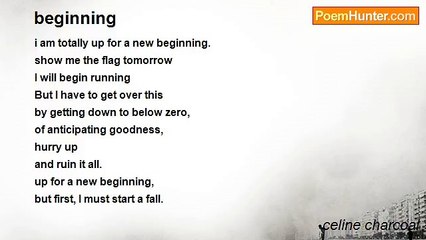 celine charcoal - beginning