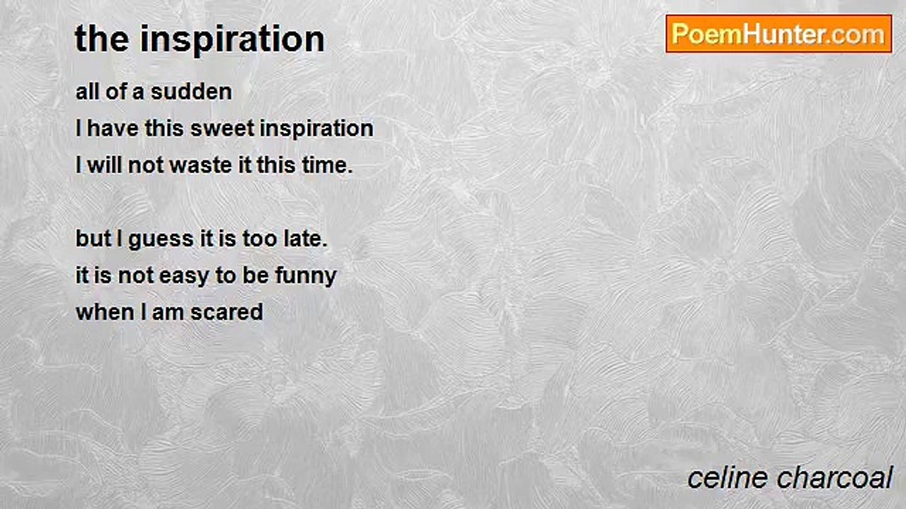 celine charcoal - the inspiration