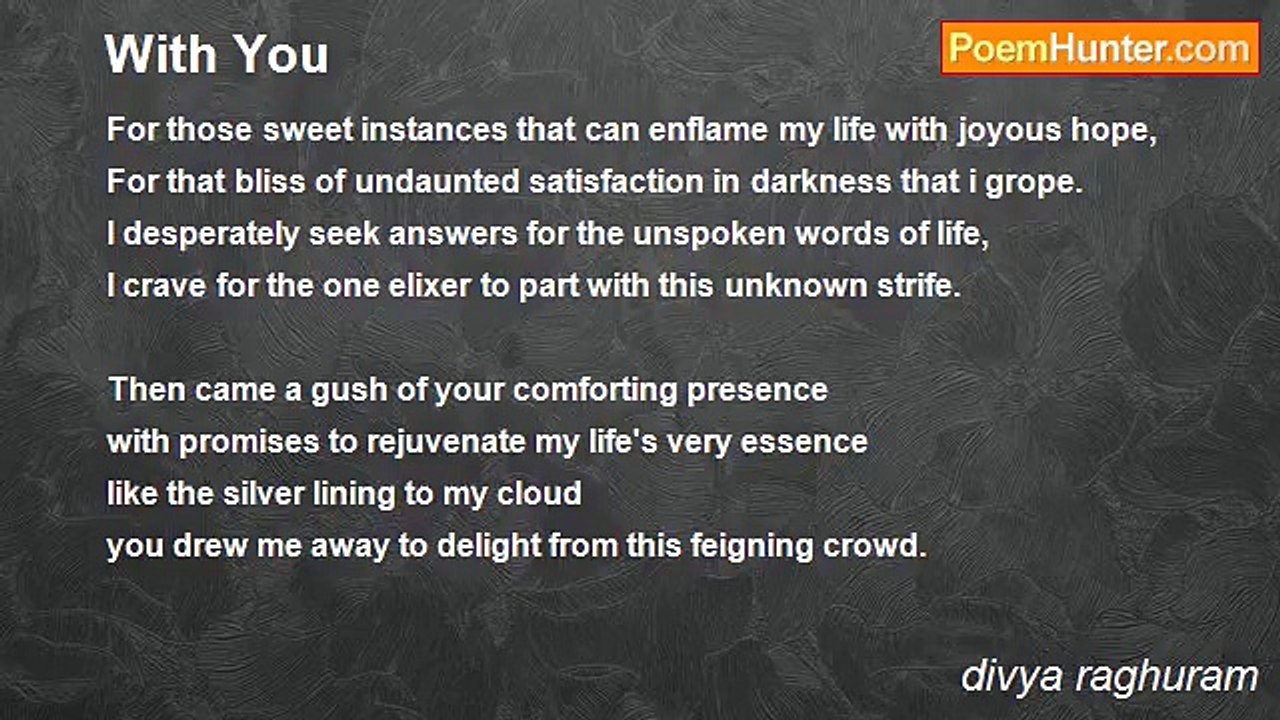 divya raghuram - With You