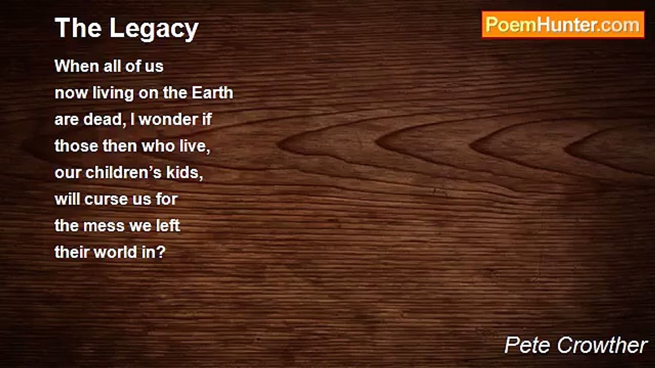 Pete Crowther - The Legacy