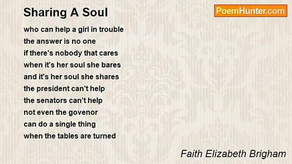 Faith Elizabeth Brigham - Sharing A Soul