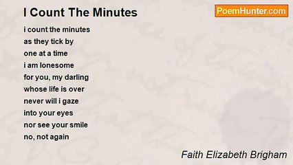 Faith Elizabeth Brigham - I Count The Minutes
