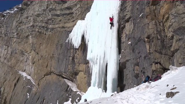 Joli day on ice. Cascades de glace en Amérique du nord. Février 2014