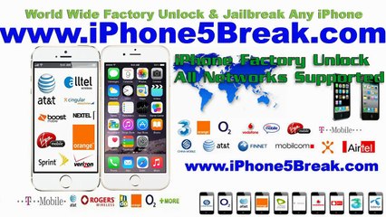 Unlock iPhone 6, 6 Plus, 5S, 5C, 5, 4s