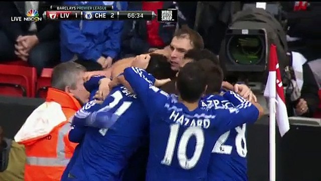 Liverpool vs Chelsea~Diego Costa Goal ~English Premiere League 8 November 2014