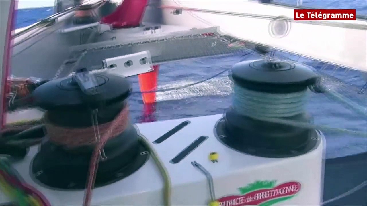 Route du Rhum. Petite leçon de voile avec Lionel Lemonchois