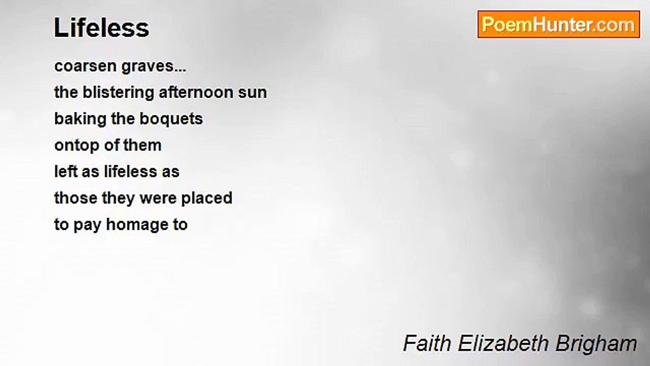 Faith Elizabeth Brigham - Lifeless