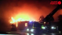 Incendie d'une discothèque à Quéven (Morbihan)