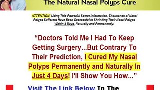 50% Off Nasal Polyps Treatment Miracle Bonus + Discount
