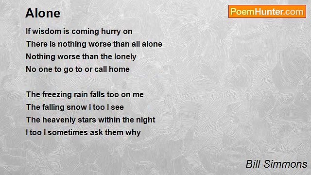 Bill Simmons - Alone