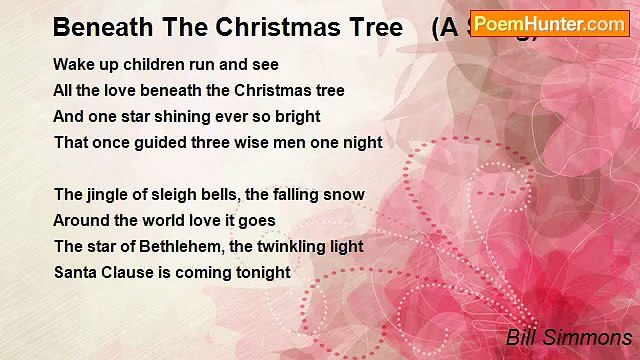 Bill Simmons - Beneath The Christmas Tree (A Song)