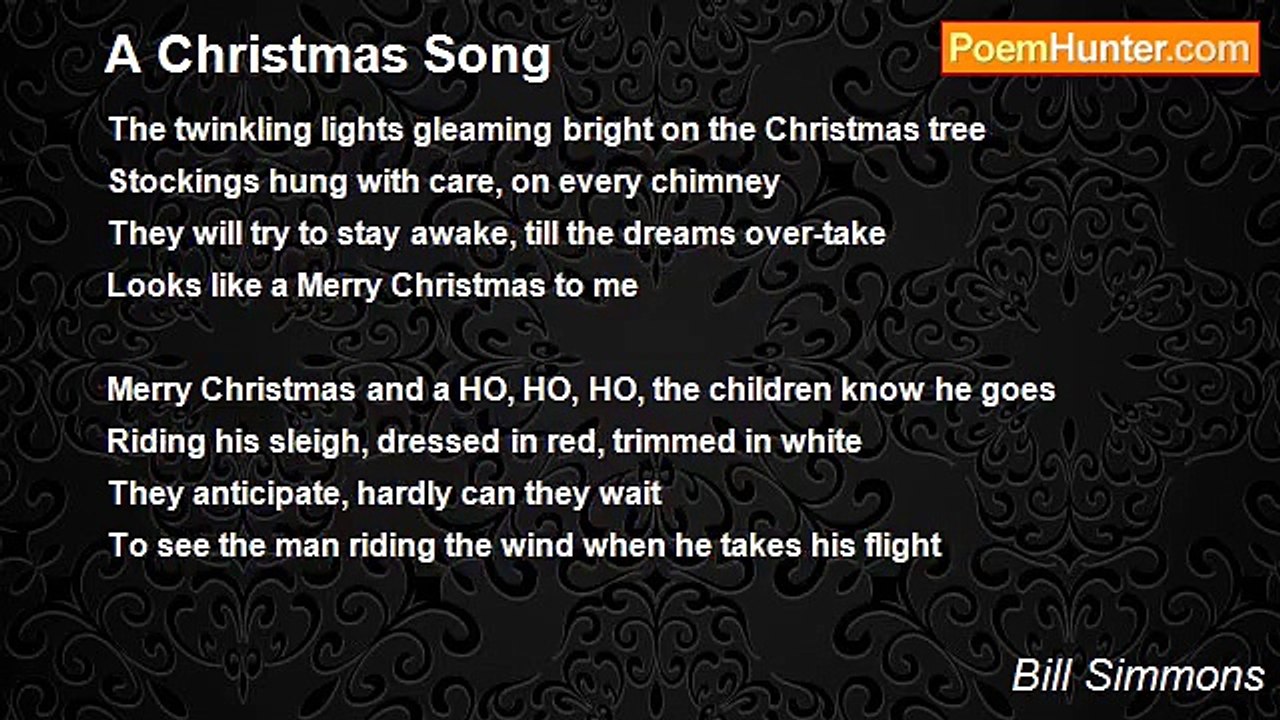 Bill Simmons - A Christmas Song