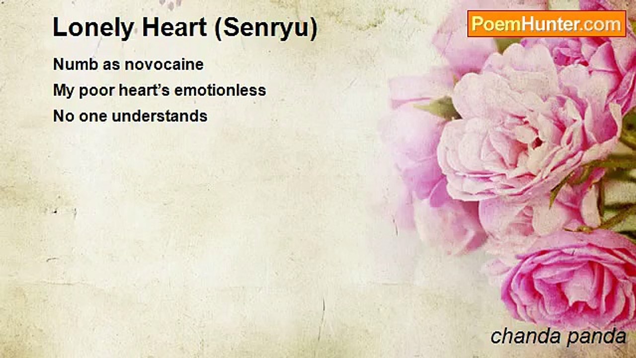 chanda panda - Lonely Heart (Senryu)