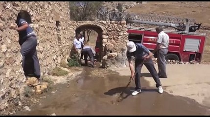 devletin yakip bosalttigi sirnagin koyune ezidi kurtler hdb belediyesinin yardimiyla kiwex koyune ye