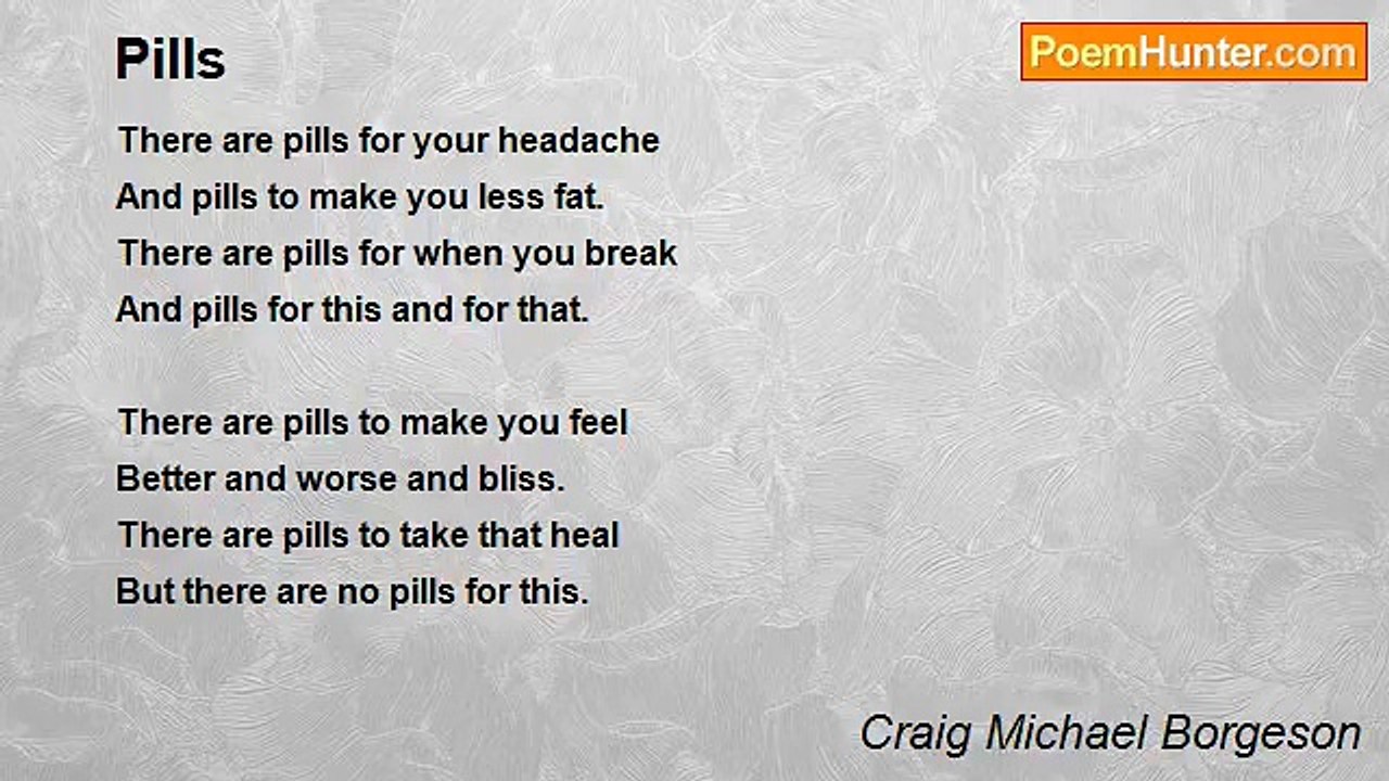 Craig Michael Borgeson - Pills