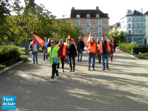 Marche pour l'emploi dans l'agglomération troyenne