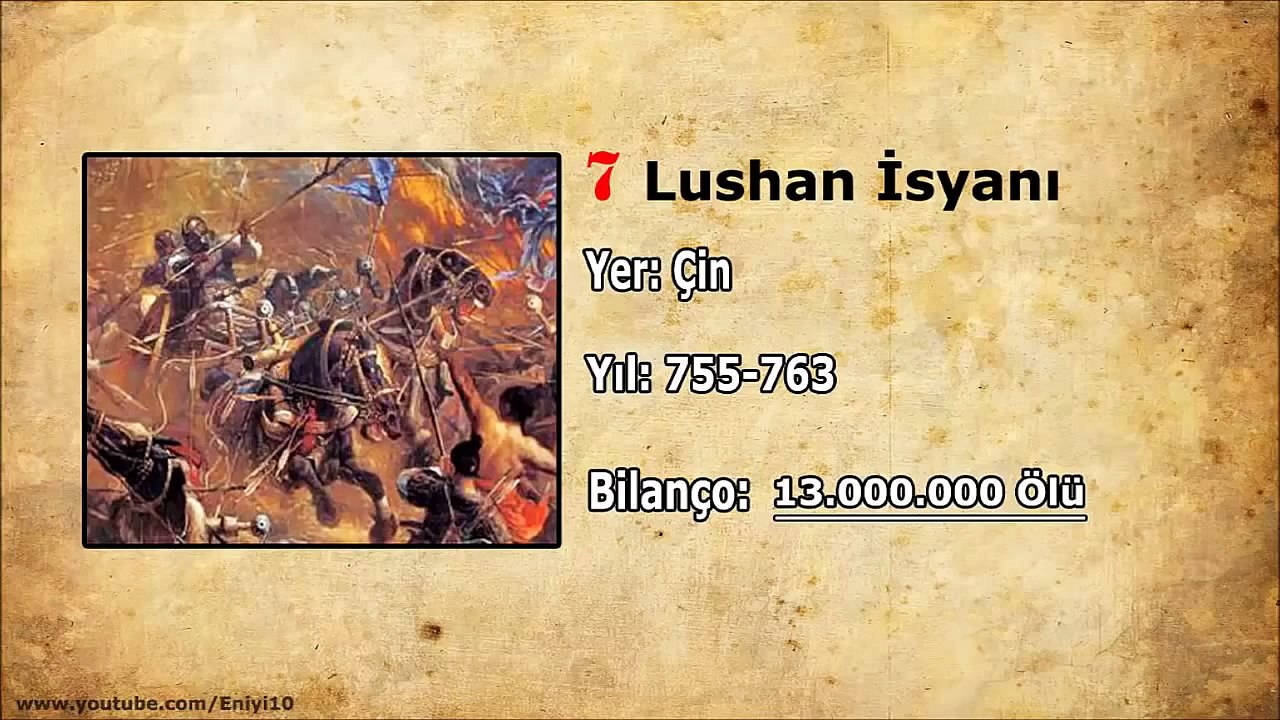 İnsanlık Tarihinin En Kanlı 10 Savaşı