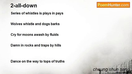 cheung shun sang - 2-all-down