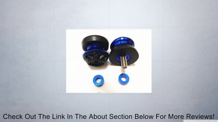 Rear Stand Swingarm Spools for Kawasaki 8mm Ninja Zx10r 2011 2012 2013 Blue Review