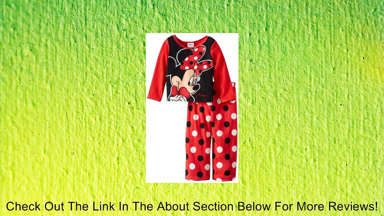 Minnie Mouse Little Girls'  2 Piece Fleece Pajama Set Review