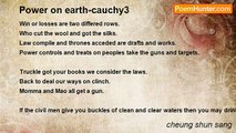 cheung shun sang - Power on earth-cauchy3