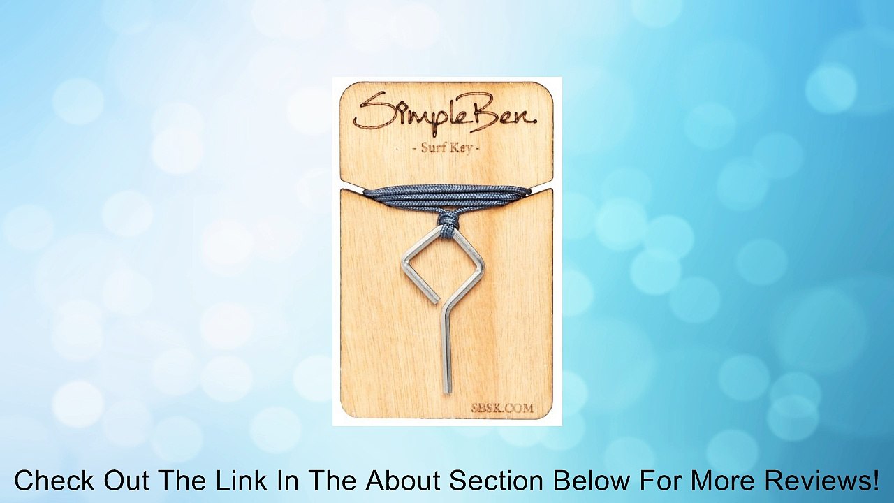 SimpleBen Adjustable Surf Key Necklace Review