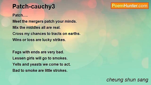 cheung shun sang - Patch-cauchy3
