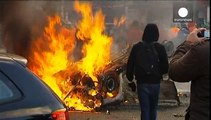 Bélgica: Internautas lançam campanha para pagar carro destruído em manifestação