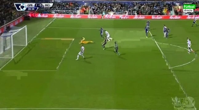 Charlie Austin Great Goal QPR 1 - 0 Manchester City 8.11.2014