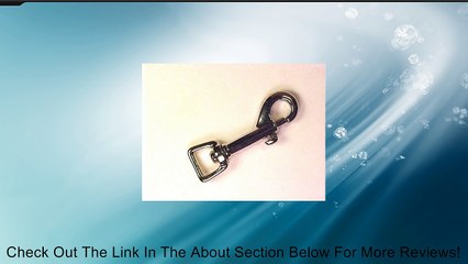 Leather Rush 1/2" SQUARE BOLT/Spring Snap NICKEL Review