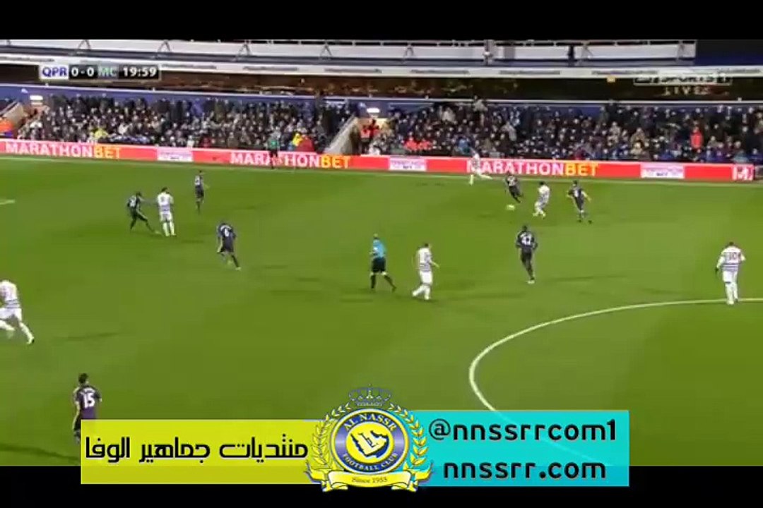 هدف الاول لصالح كوينز بارك ضد مانشيستر سيتي عن طريق اوستين في الدوري الانجليزي