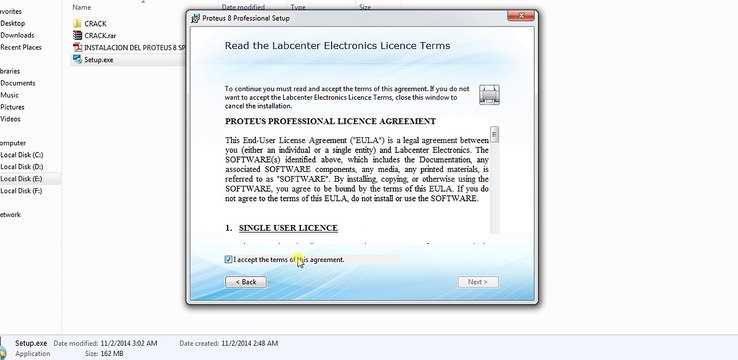 How to install proteus 8.0 Setup and Crack (part 1) + Making Project tutorial