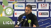 Conférence de presse FC Sochaux-Montbéliard - GFC Ajaccio (2-1) : Olivier ECHOUAFNI (FCSM) - Thierry LAUREY (GFCA) - 2014/2015