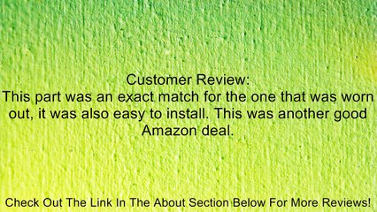 Whirlpool 37001132 Dryer Drum Felt Seal Review