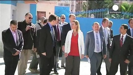 Federica Mogherini savaşın ardından Gazze'yi ilk kez ziyaret etti