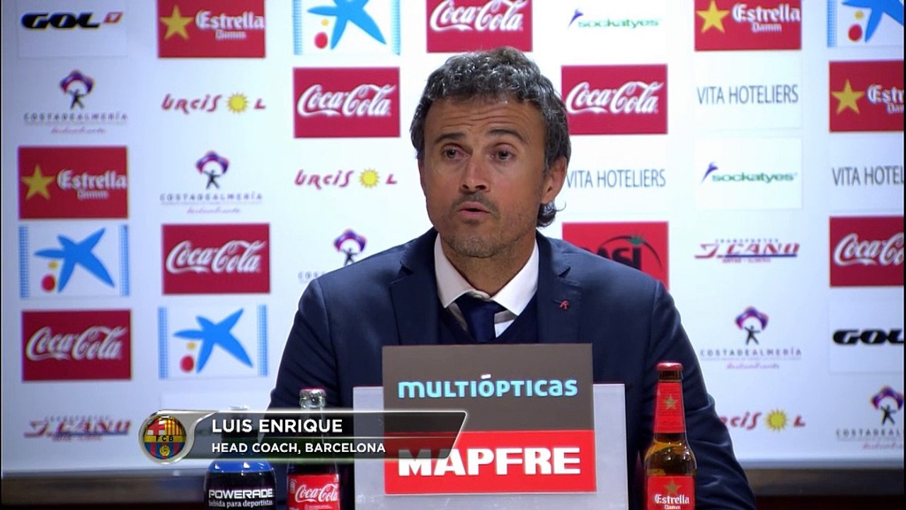 Luis Enrique: "La nostra partita peggiore"
