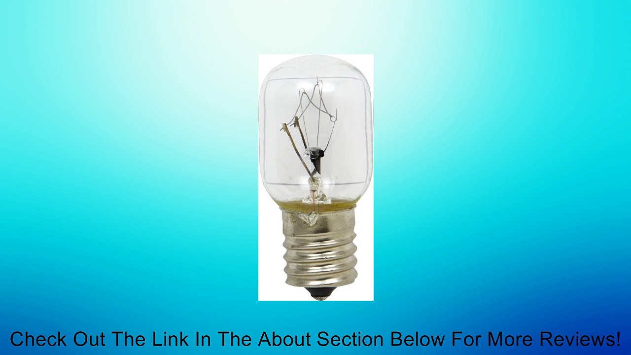 Whirlpool 8206232A Light Bulb Review