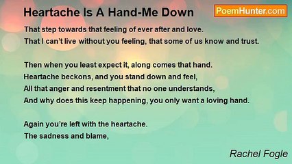 Rachel Fogle - Heartache Is A Hand-Me Down