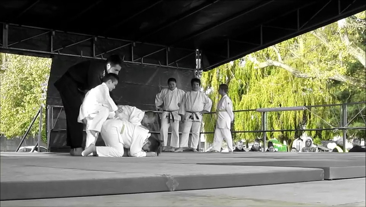 Démonstration lors des "Lum rottes" à Bruay sur l'Escaut