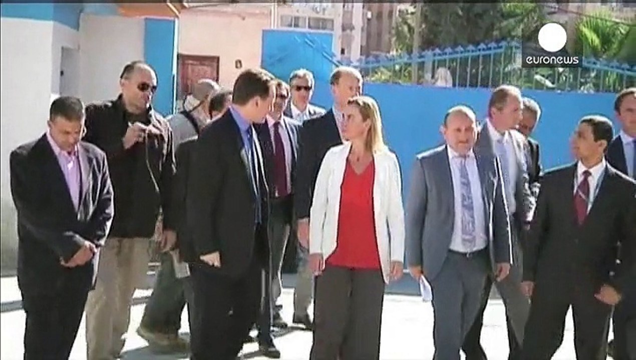 A Palestinian state or endless conflict, warns Federica Mogherini in Gaza