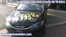 Chrysler 200 LX à Partir de 19,995$