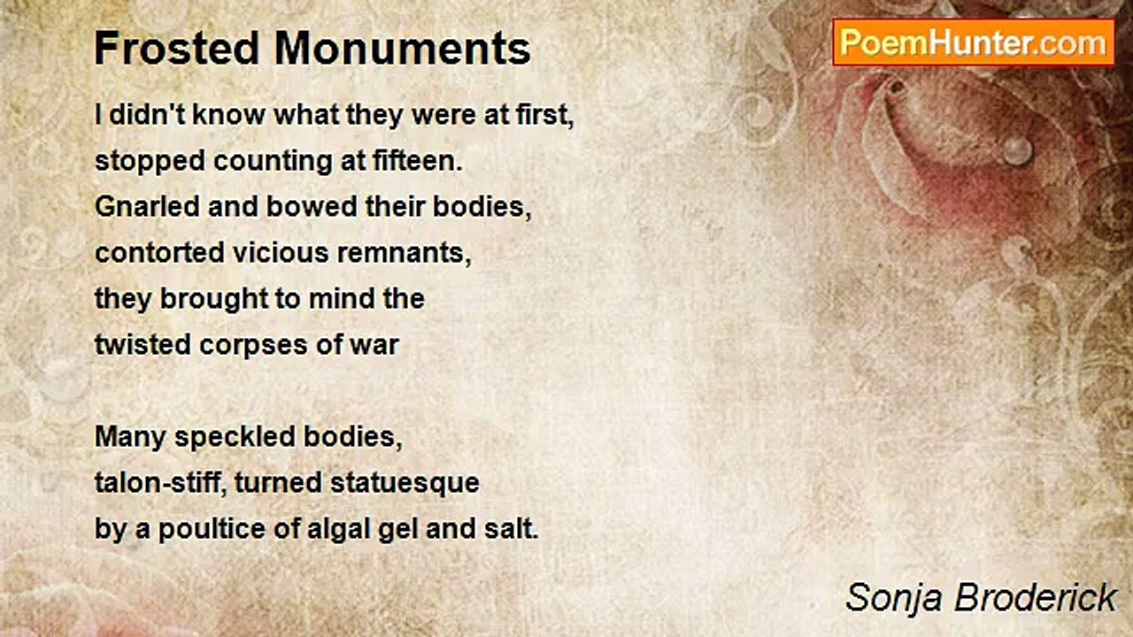 Sonja Broderick - Frosted Monuments