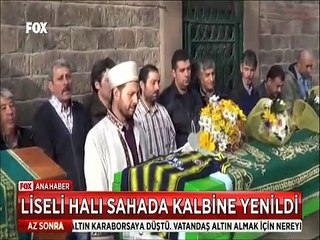 16 yaşındaki Liseli genç halı sahada kalbine yenildi