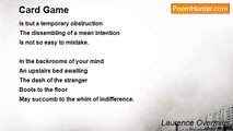 Laurence Overmire - Card Game