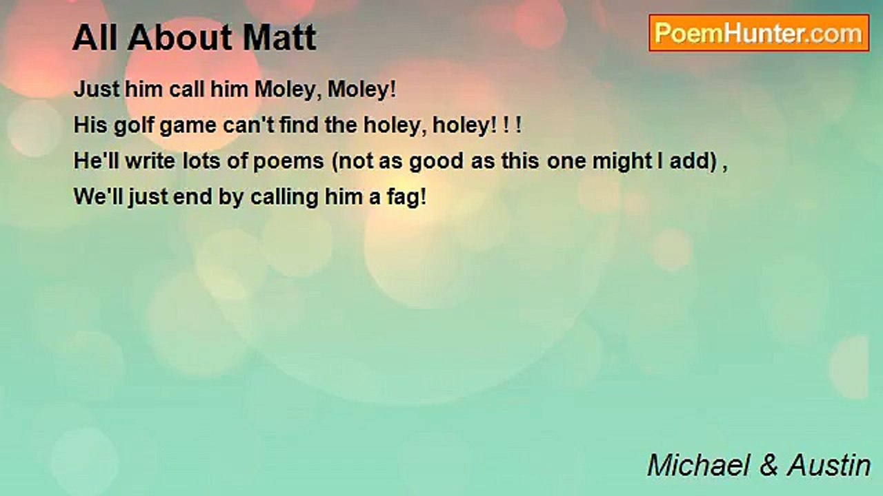Michael & Austin - All About Matt