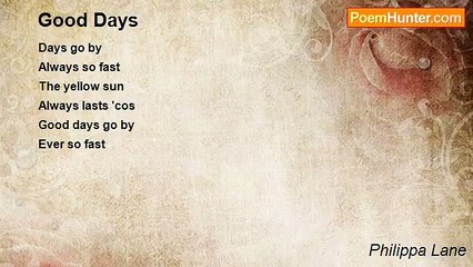 Philippa Lane - Good Days