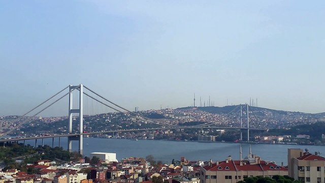 ORTAKOYDEN KEYIFLI BOGAZ VE KOPRU MANZARASI