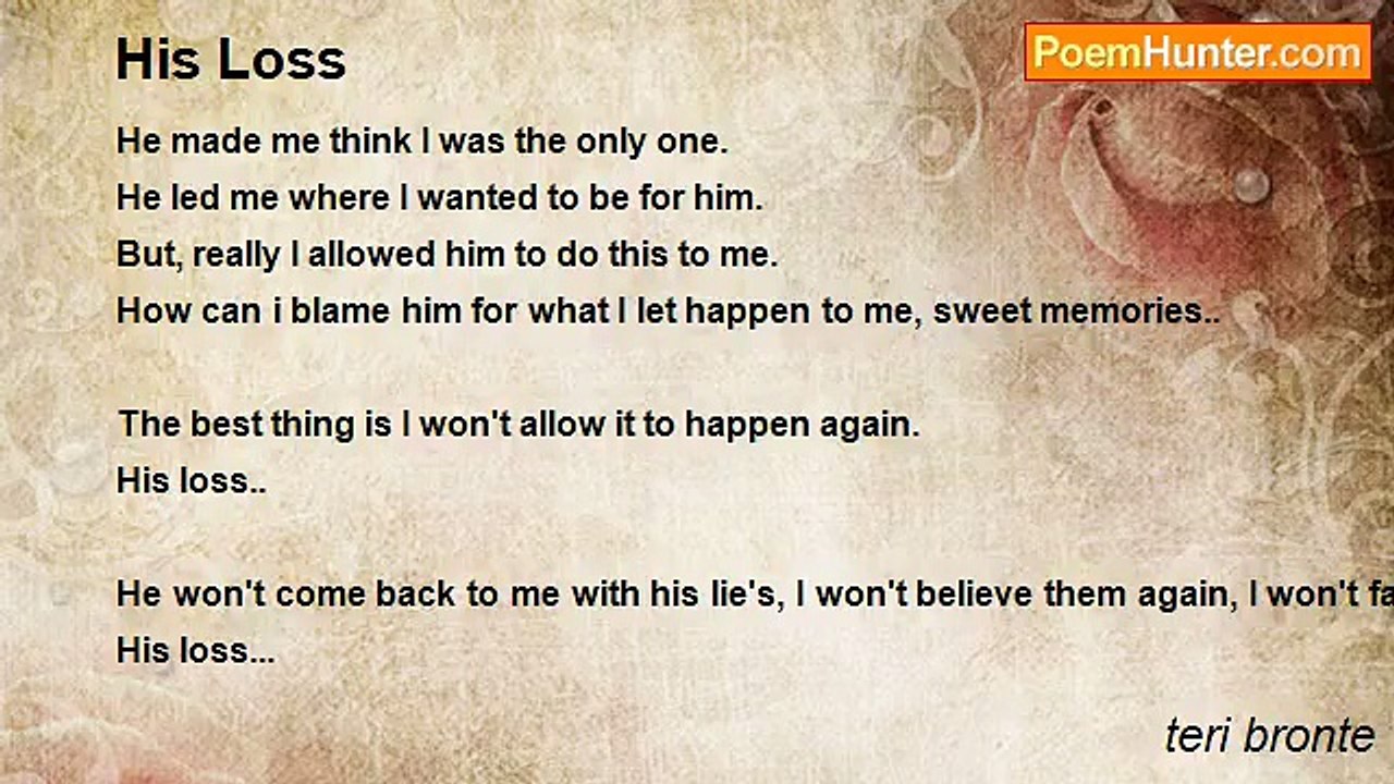 teri bronte - His Loss