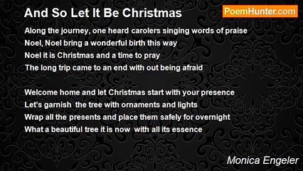 Monica Engeler - And So Let It Be Christmas