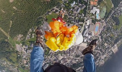 D-Bag Speed-Flying à Chamonix (largage)